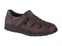 chaussure mobils velcro kenneth brun foncé